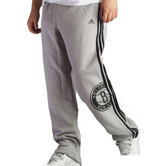 Adidas NBA Pantalón Preis Point Brooklyn Nets (gris/negro)