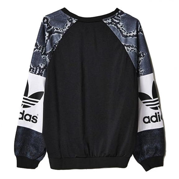 Original Adidas Sudadera Cuello Redondo "Black Snake" (schwarz/multicolor)