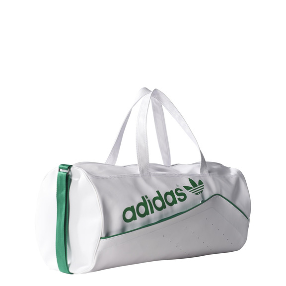 Adidas Originals Bolso Duffel Perforiert (blanco/verde)