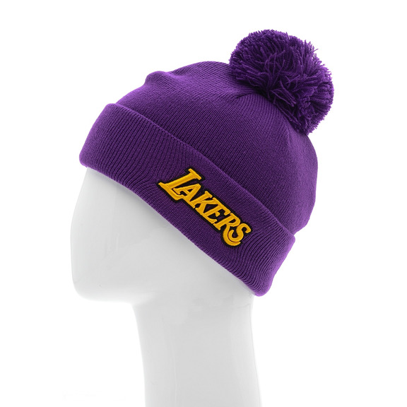 Adidas NBA Beanie L.A Lakers (purpura/gelb)