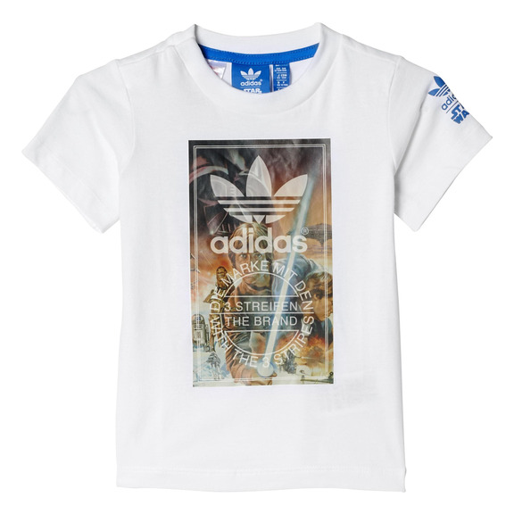 Adidas Originals Camiseta Star Wars Archiv Infantil (blanco/multicolor)