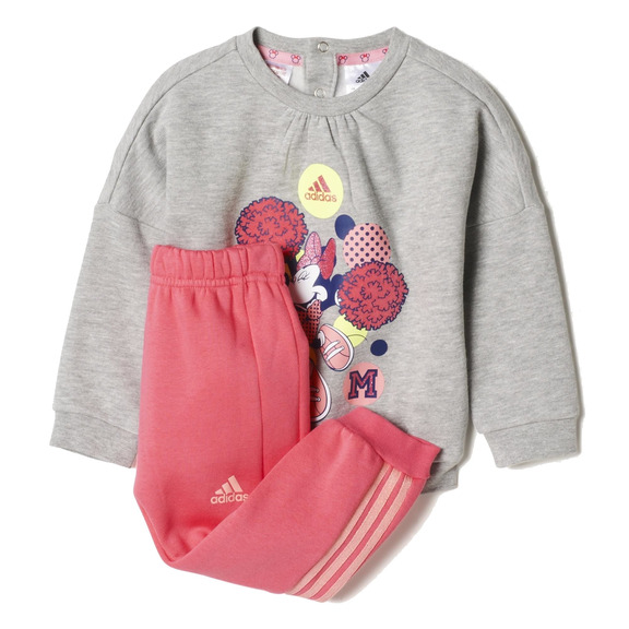 Adidas Chándal Disney Minnie Maus Infantil (gris/rosa)