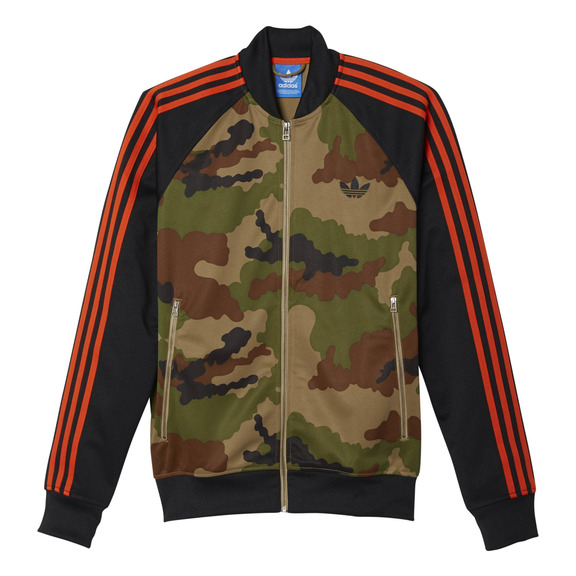 Original Adidas Street Superstar Camo Jacke (schwarz/cam)
