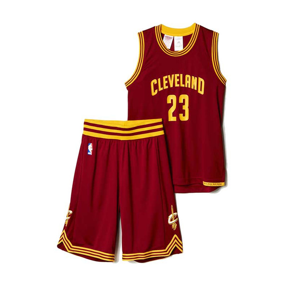 Pack NBA Lebron James #23# Cleveland Cavaliers (burdeos)