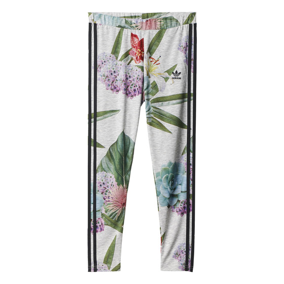 Adidas Originals Mujer Leggins Training Floral (gris/multicolor)