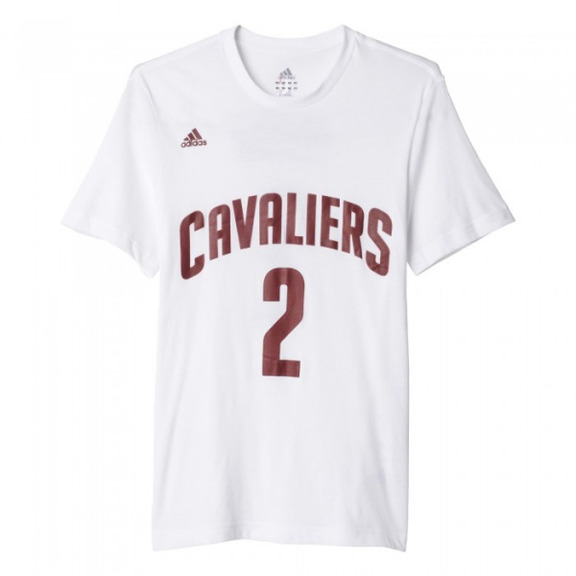Adidas NBA Camiseta Gametime Irving Cavaliers (weiß/burdeo)
