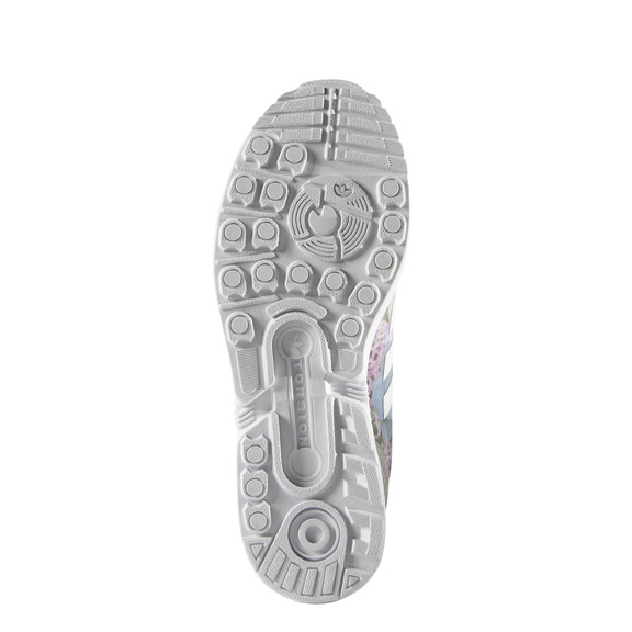 Original Adidas Mujer ZX Flux " Bouquet" (gris/white/rosa)