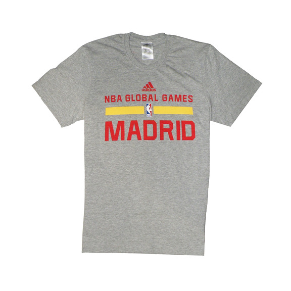 Adidas NBA Camiseta Spielzeit Matchup Real Madrid VS Boston Celtics (gris)
