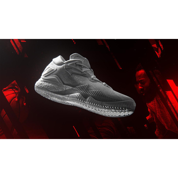Adidas Crazylight Boost Low 2016 James Harding "White Fever" (weiß/klargrau)
