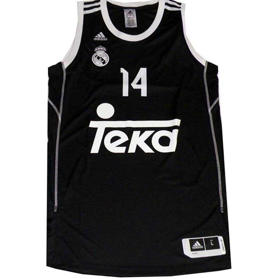 Camiseta Ayón 2a Equipación Real Madrid Basket 2014 (negra)