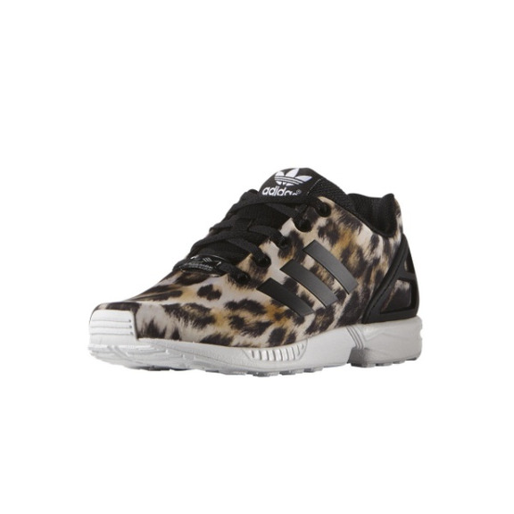 Original Adidas ZX Flux K "Leopard" (multicolor/white)