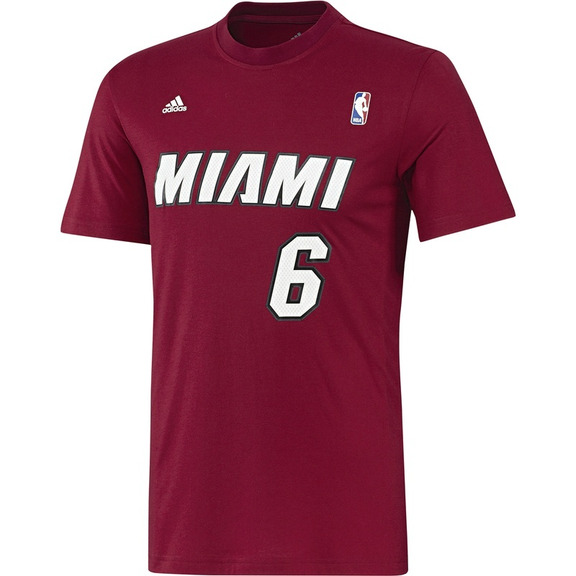 Adidas NBA T-Shirt Gametime Lebron James (rot/weiß)