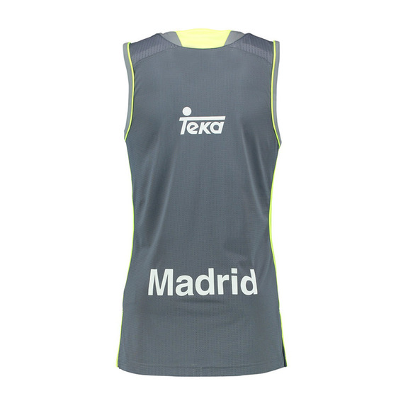 Camiseta Real Madrid Basket 2015/16 (gris/volt)