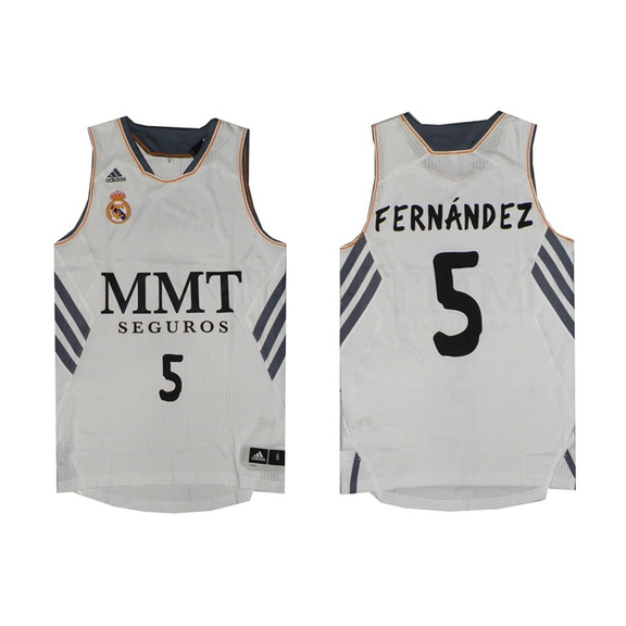 Rudy Fernández Real Madrid Korb 13/14 (blanco)
