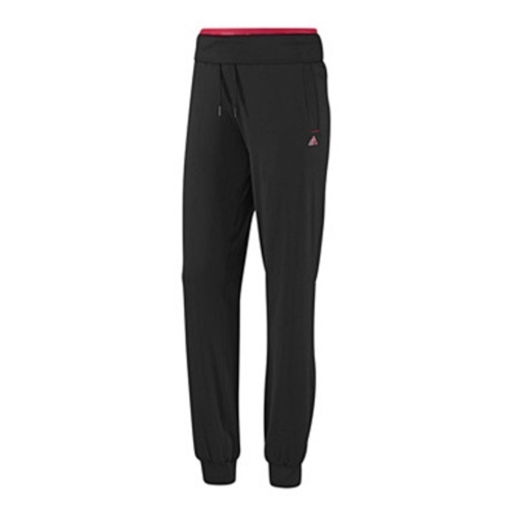 Adidas Pantalón Mujer Clima YG (Black/Rosa)