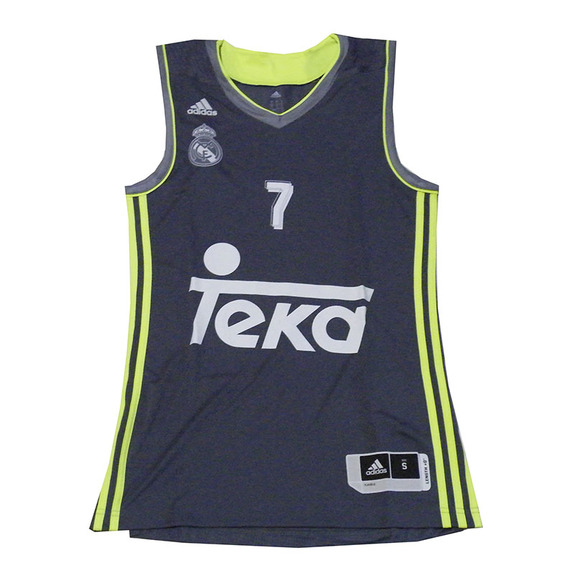 Camiseta Luka Doncic #7# Real Madrid Basket 2015-2016 (gris/volt)