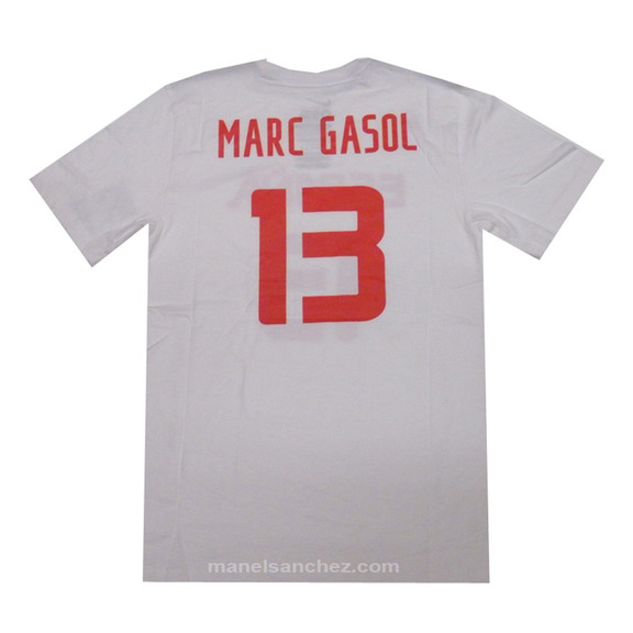 Marc Gasol #13# Spanien (102/weiß/rot)