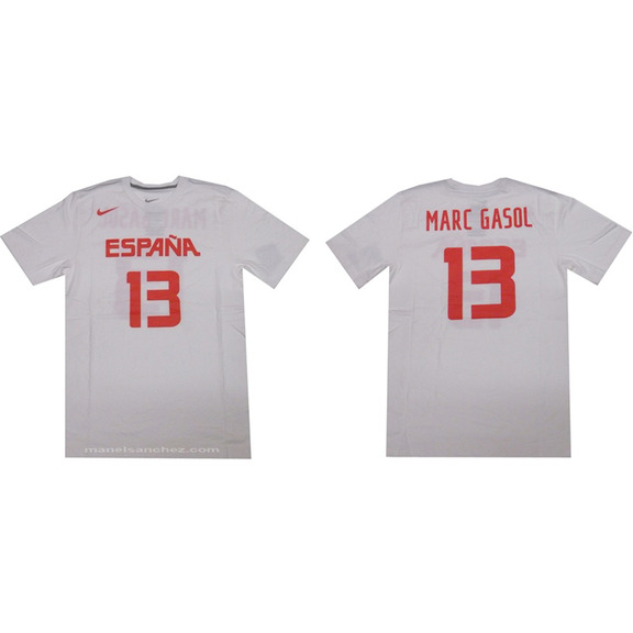 Marc Gasol #13# Spanien (102/weiß/rot)