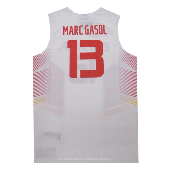 Marc Gasol #13# Spanien 2014 (102/weiß/rot)