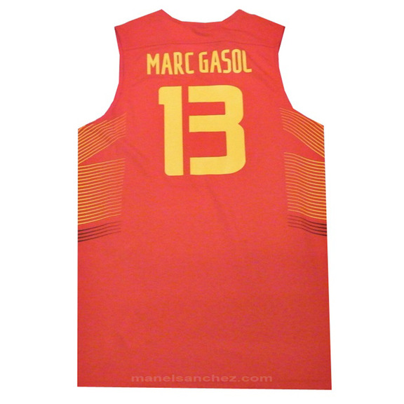 Marc Gasol #13# Spanien 2014 (602/red/gelb)