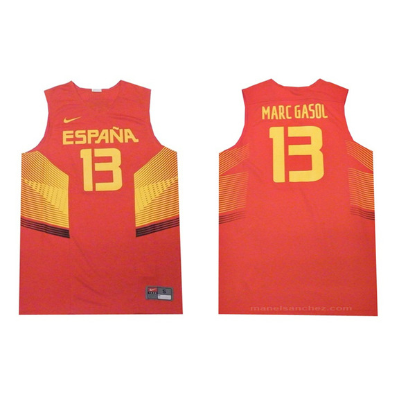 Marc Gasol #13# Spanien 2014 (602/red/gelb)