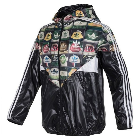 Adidas Colorado Windbreaker Jacke (schwarz/weiß)