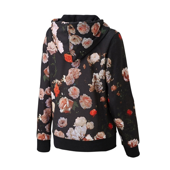 Original Allover Sweatshirt Logo Damen (schwarz)