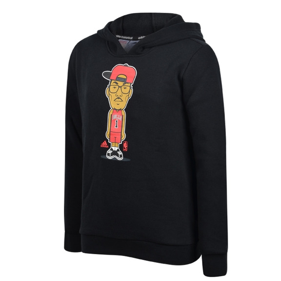 Adidas NBA Boy Graphic Geek Bulls (schwarz/rot)