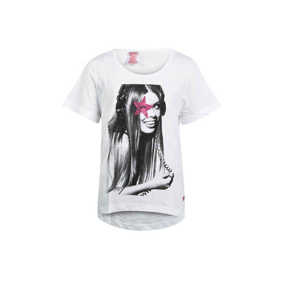 Adidas T-Shirt Girl JG Style Tee (weiß)