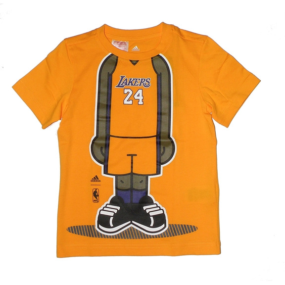 Adidas Camiseta Niño GFX Graphic Lakers Kobe No 24 (amarillo)