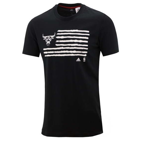 Adidas Camiseta NBA Bulls Washed 2 (negro/blanco)