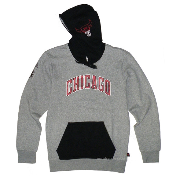 Adidas Sudadera NBA Bulls Fan Winter Flewece (gris/negro)