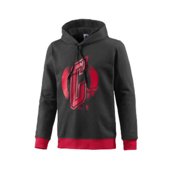 Adidas Sudadera NBA Chicago Bulls (negro/rojo)
