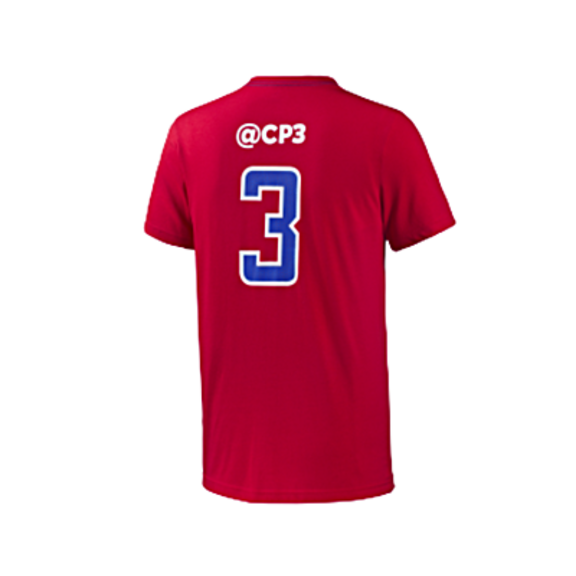 Adidas Camiseta Chris Paul No 3 GFX Twitter (rojo/blanco)