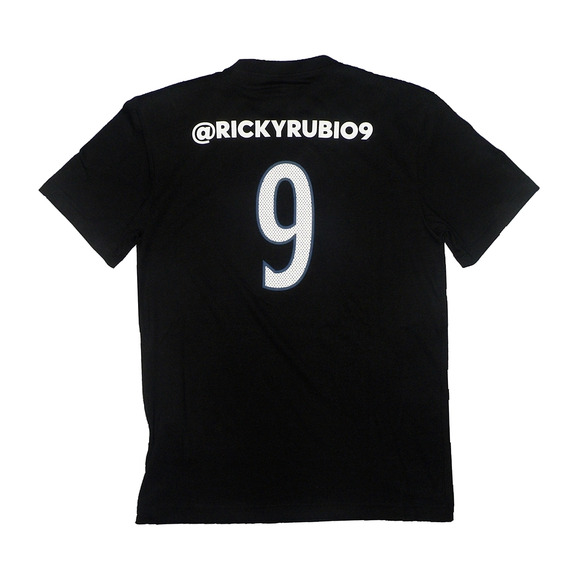Adidas Camiseta Ricky No 9 GFX Twitter (negro/blanco)