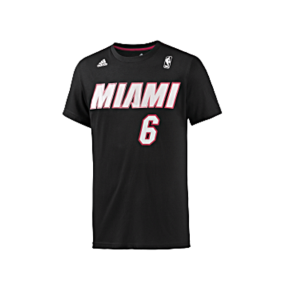 Adidas Camiseta Lebron James No 6 GFX Twitter (negro/blanco)