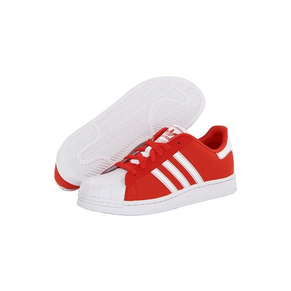 Adidas Superstar 2 J (36-40)(rot/weiß)