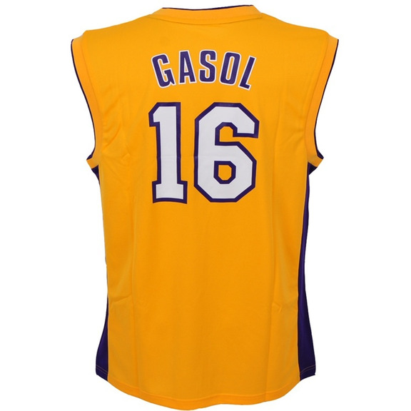 Adidas T-Shirt Réplica Gasol Lakers (gelb/rein/weiß/)