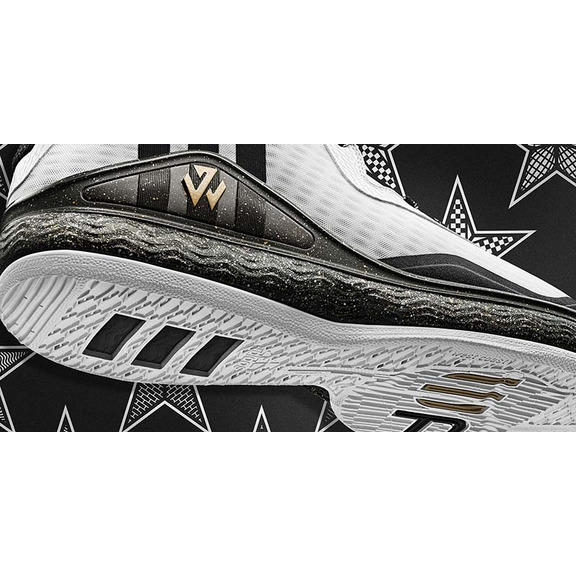 Adidas John Wall 1 "NYC All Star Edition" (blanco/negro/oro)