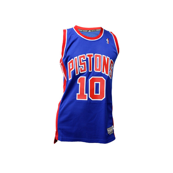 Adidas T-Shirt Swingman Rodman Pistons (blau/rot/weiß)