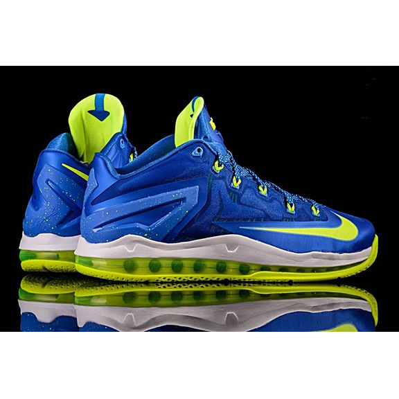 Air Max Lebron XI Low "Sprite" (471/azul/volt/blanco)