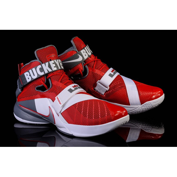 Lebron Soldier IX Premium "Ohio State" (601/red/silber/wite)