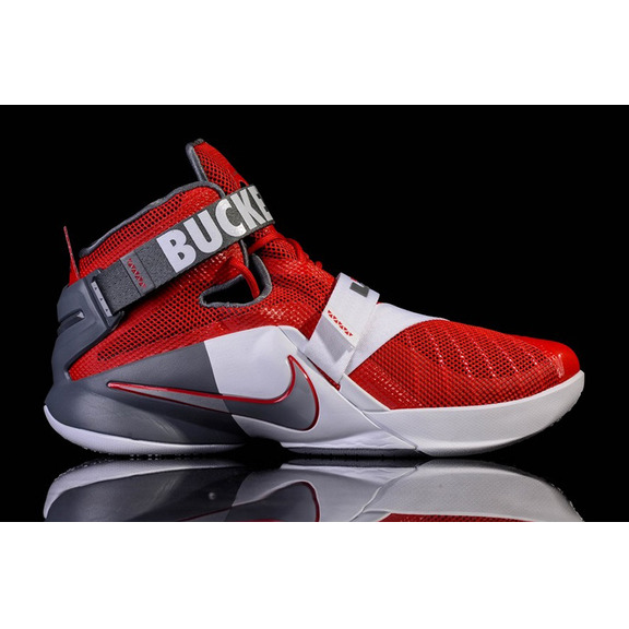 Lebron Soldier IX Premium "Ohio State" (601/red/silber/wite)