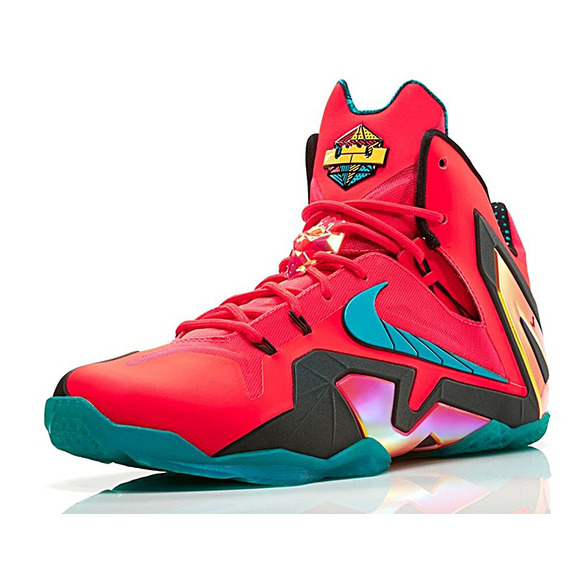 Lebron XI Elite "Superhero" (600/lasercrimson/turbogreen/black)
