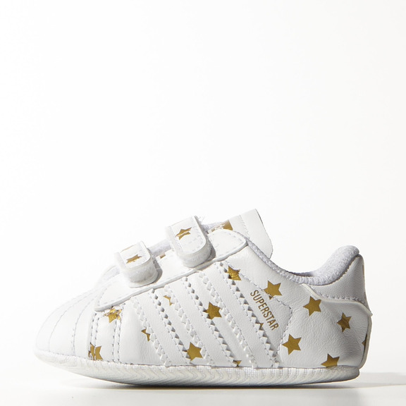 Original Baby Schuhe Superstar Crib (weiß/gold)