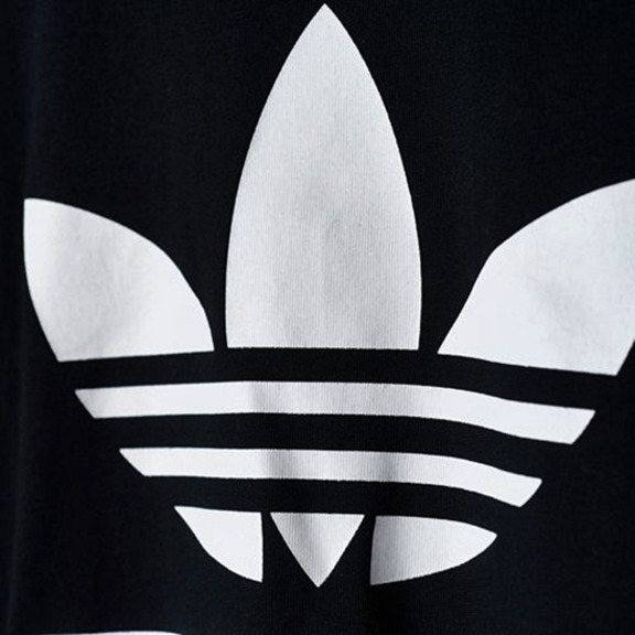 Adidas Originals Camiseta 3-Streifen Trefoil (negro/blanco)