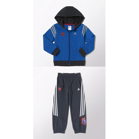 Adidas Chándal Capucha Niño Marvel Spider-Man FZ (blau/gris/rot)