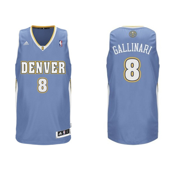 Adidas Camiseta Swingman Gallinari Nuggets (celeste/white)