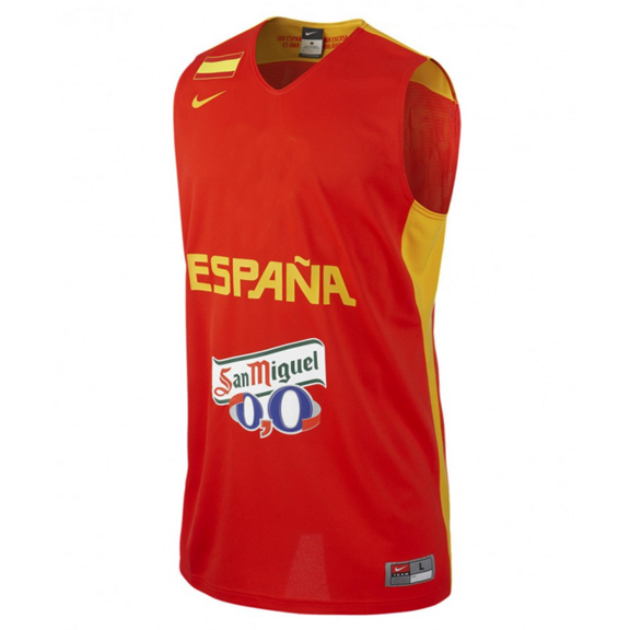 Spanisch Basketball Auswahl T-Shirt (600/rot/gelb)