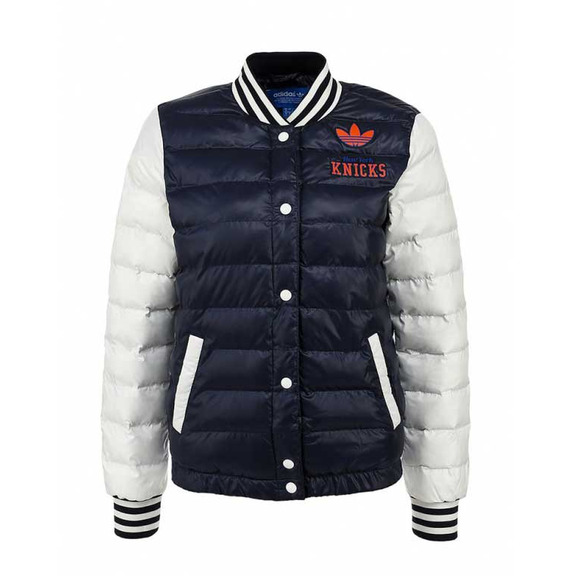 Original Knicks Varsity Damen Jacke (blaue Tinte/Weiß)